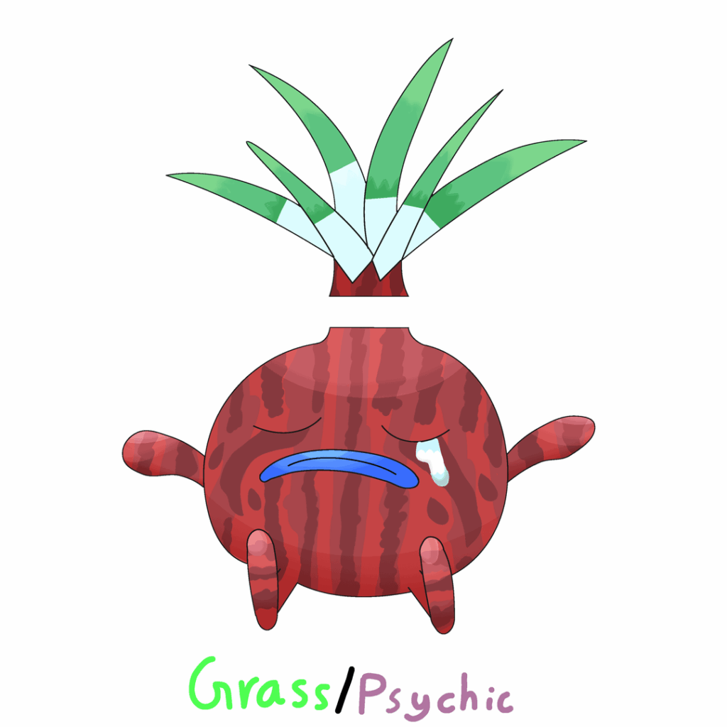 Grass/Psychic Gloom, The Sadness Pokemon