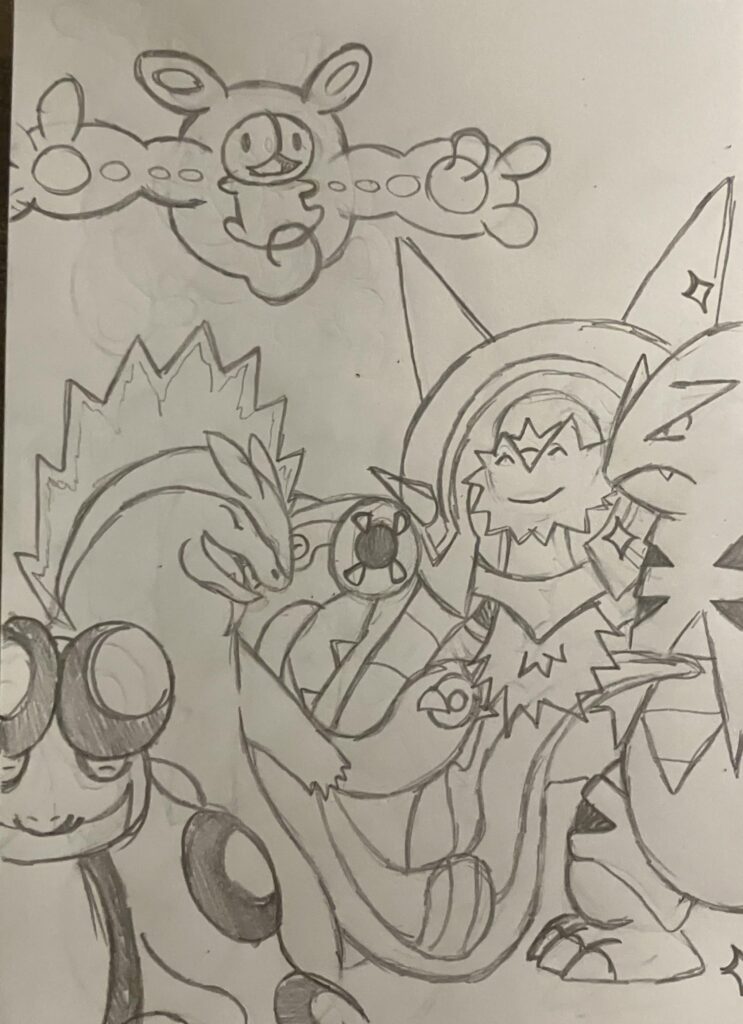 Whats yall opinions on my team for if i was in the anime??