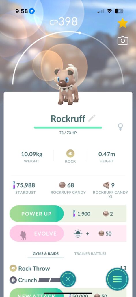 Didn’t know there was a dusk form rockruff until I got this from a field research.