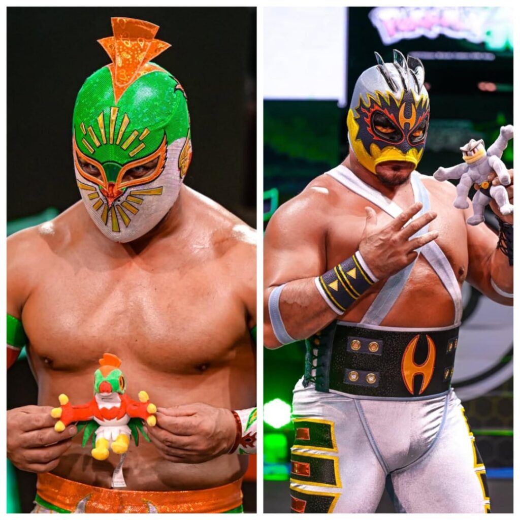 Some photos from the CMLL x Pokemon event