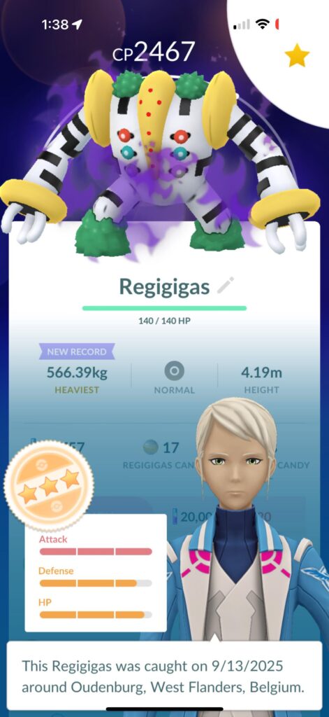 Should I purify my Regigigas?