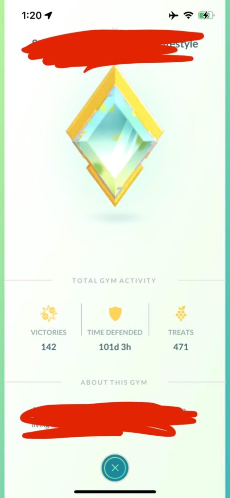 what’s the least and longest you’ve had a pokémon at a gym for?