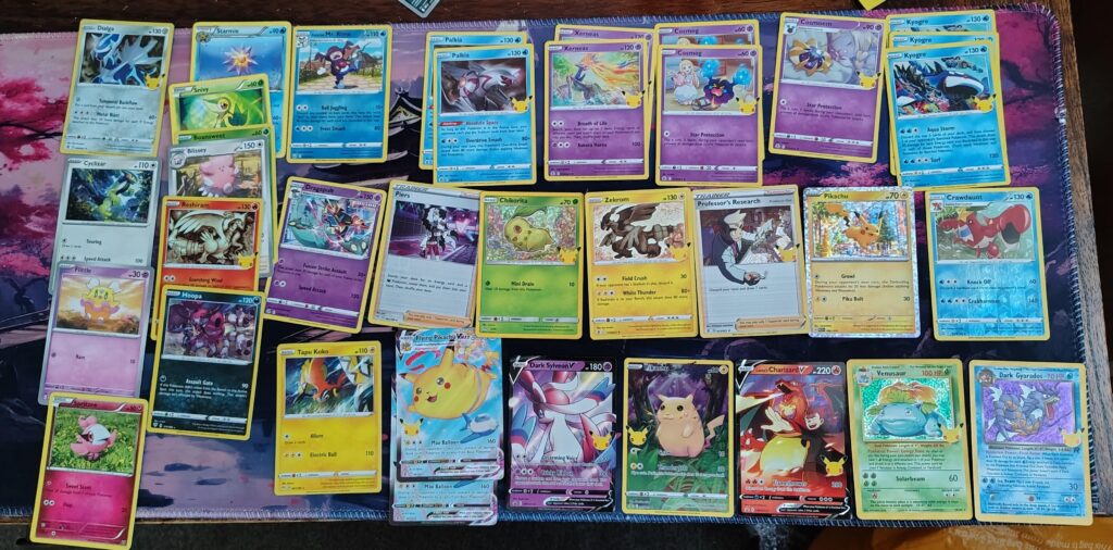 My kid found a box of cards we'd totally forgotten we even had from a few years ago. Some lovely promos and celebrations cards in there.