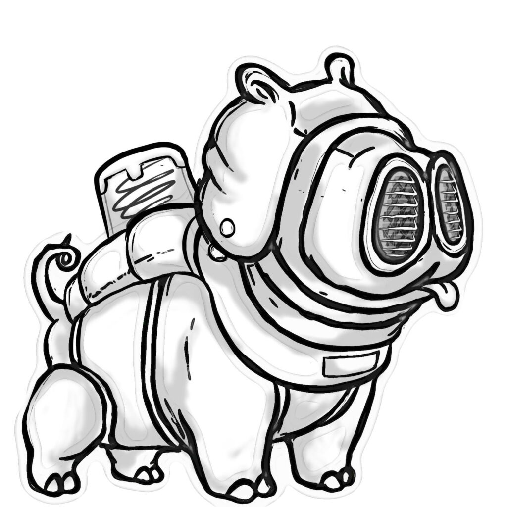 Swineado - The Jet Snout Pokémon ​