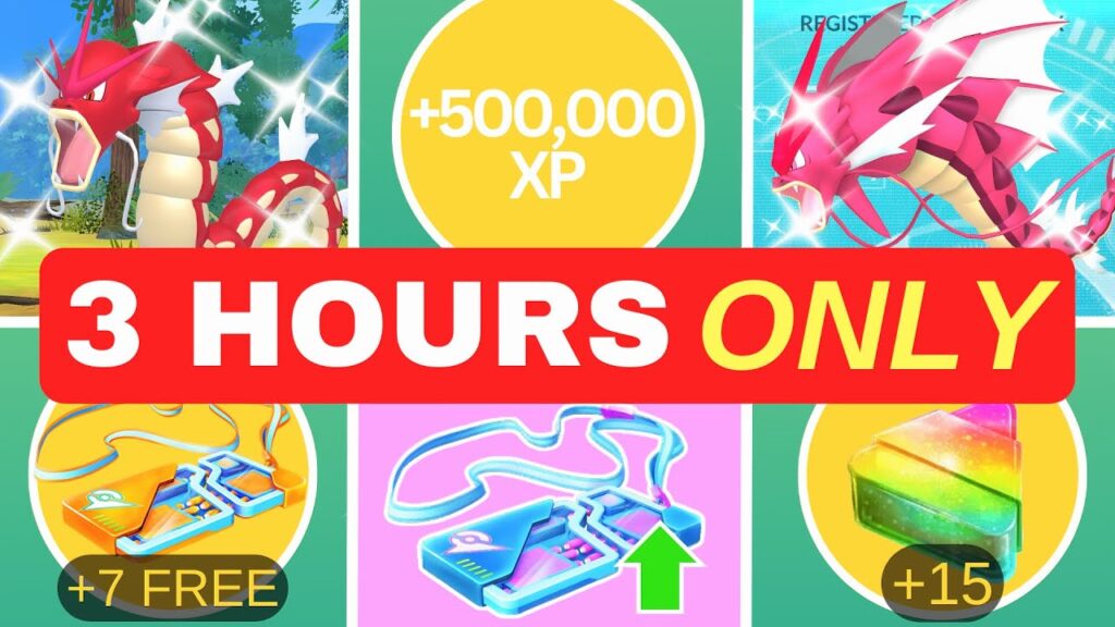 BEST TIPS For The 1/10 Shiny GYARADOS Event!