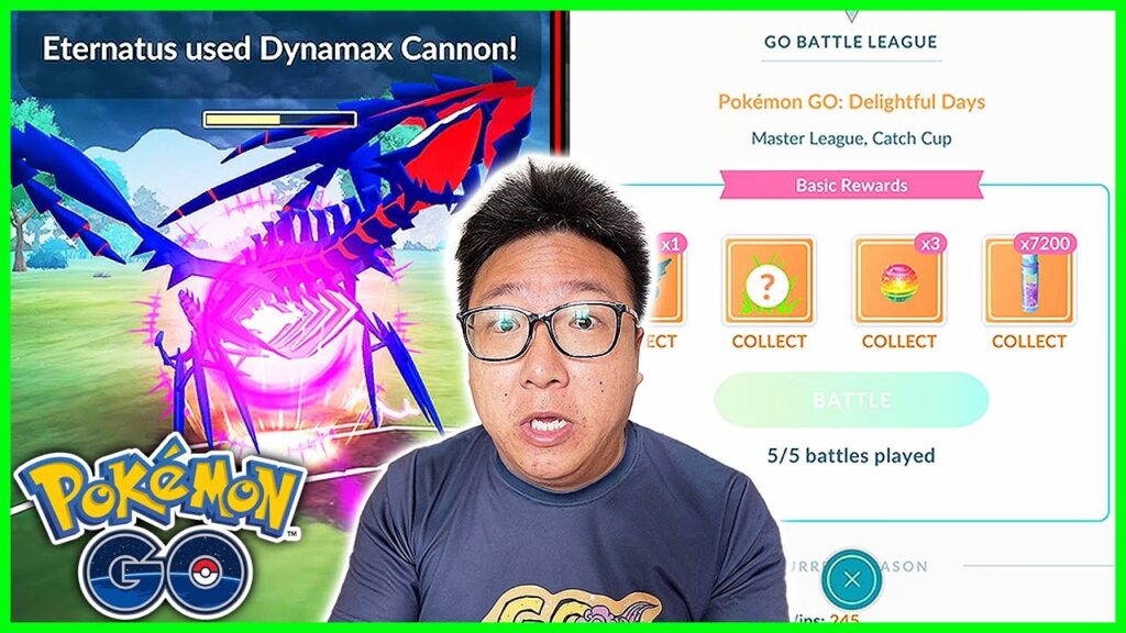 PERFECT 100% Win Rate with Max Level Eternatus & 2 Crowned in GO Battle Master League - Pokemon GO