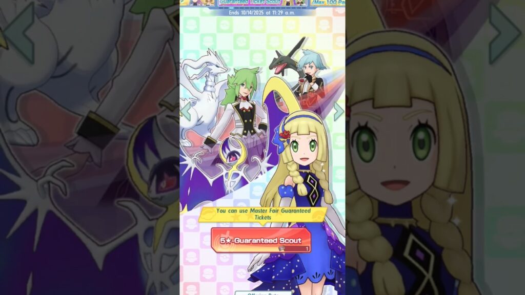 ALRIGHT WHOSE IT GONNA BE?? Anniversary Master Fair Ticket Scout | Pokemon Masters EX