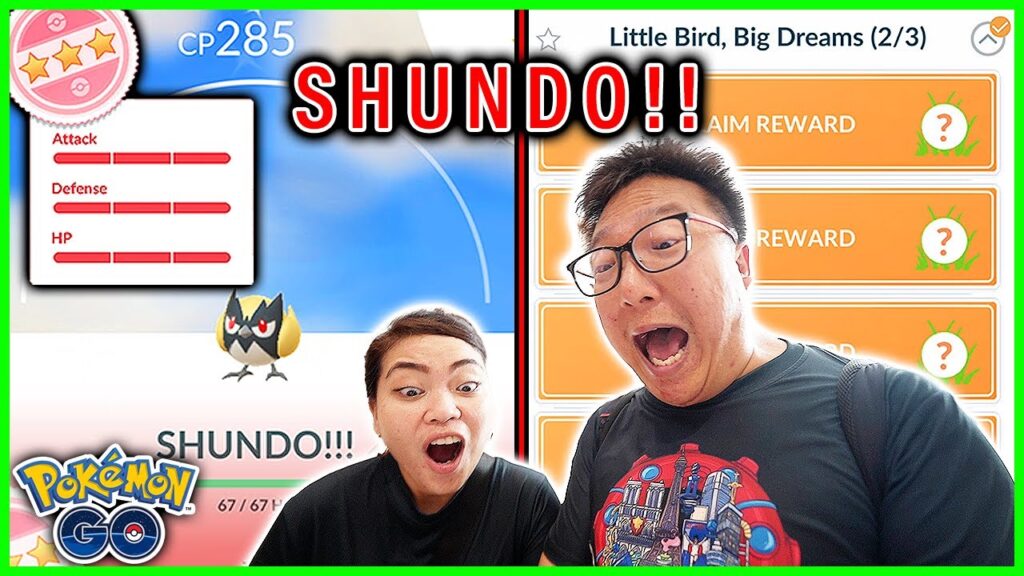 I CAUGHT A SPECIAL SHUNDO Rookidee for Community Day in Pokemon GO