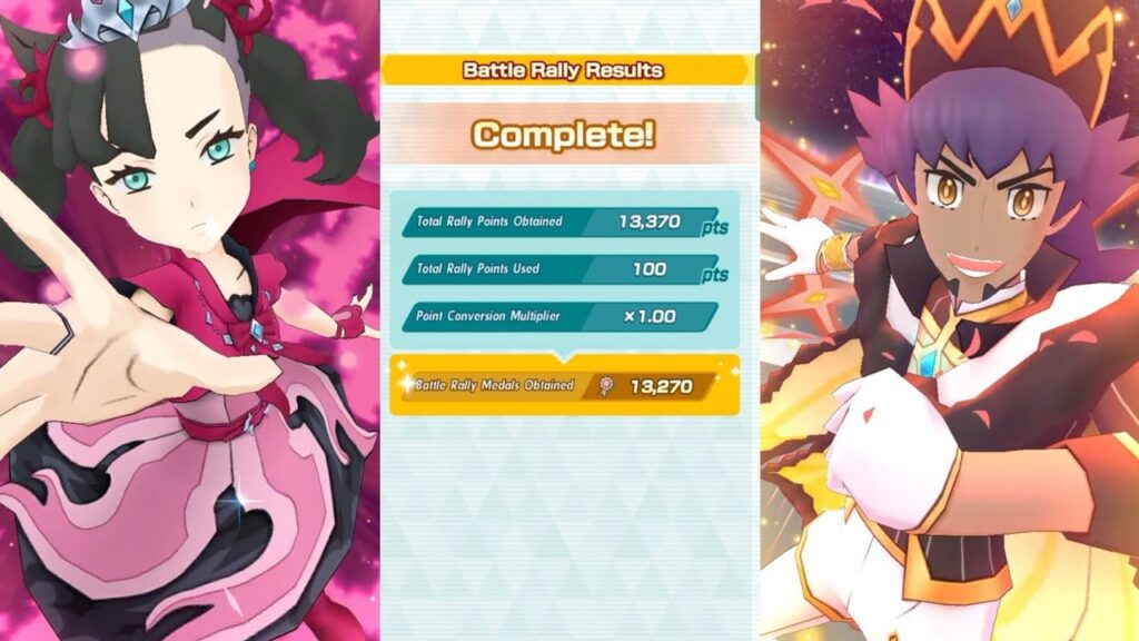 Battle Rally 13270 points (Galar, Champion upgrade) | 2025 : week - 35 | Pokemon Masters EX