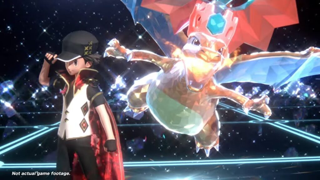 Pokemon Masters EX: Red Talks & Says "Let's Have A Fun Battle"