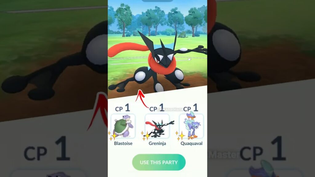 using LeveL 1 Shiny Water Starters in Pokemon GO.