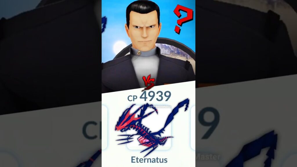 Boss Giovanni vs Eternatus for Sw Giratina in Pokemon GO.