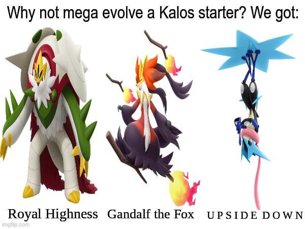 Mega Kalos Starters (OC)