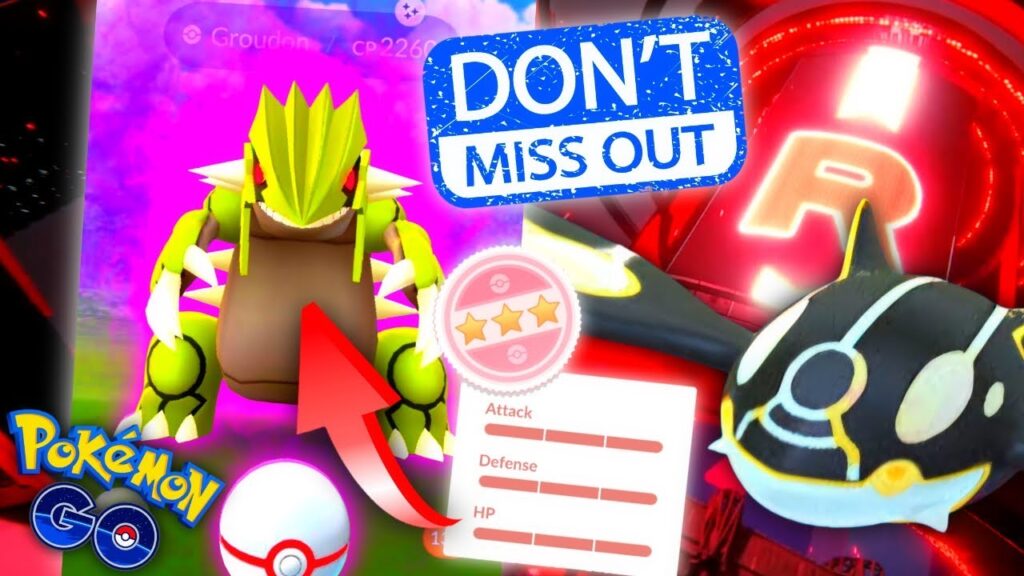 *SHINY SHADOW GROUDON RAID DAY EVERYTHING YOU NEED TO KNOW* Pokemon GO news