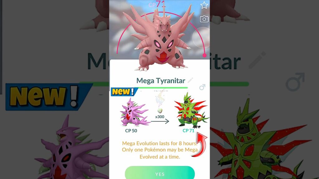 When I Got 71 CP Mega Tyranitar in Pokemon Go