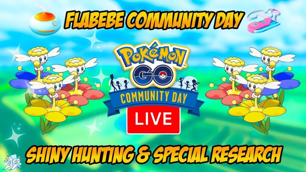 Flabebe Community Day Shiny Hunting & Special Research Live | Pokemon GO
