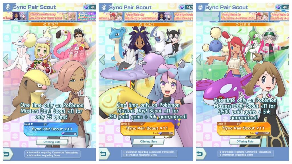 Pokemon Masters EX: September Pokemon Masters Day Summoning