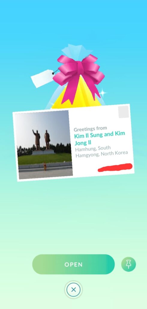 From: N. Korea w/love