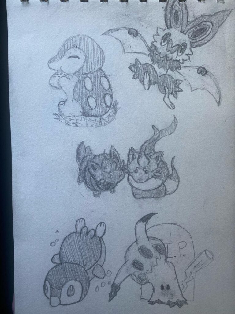 Some of my recent Pokemon sketches 🩷