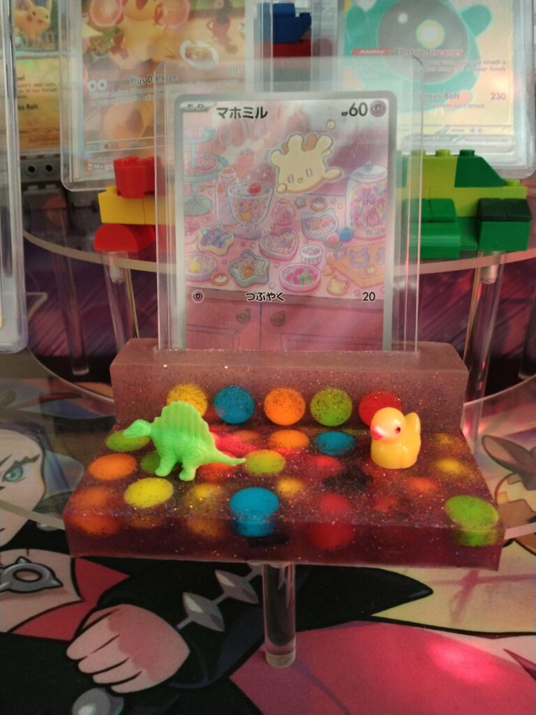 One of my fav. cards featuring a stand made by my husband