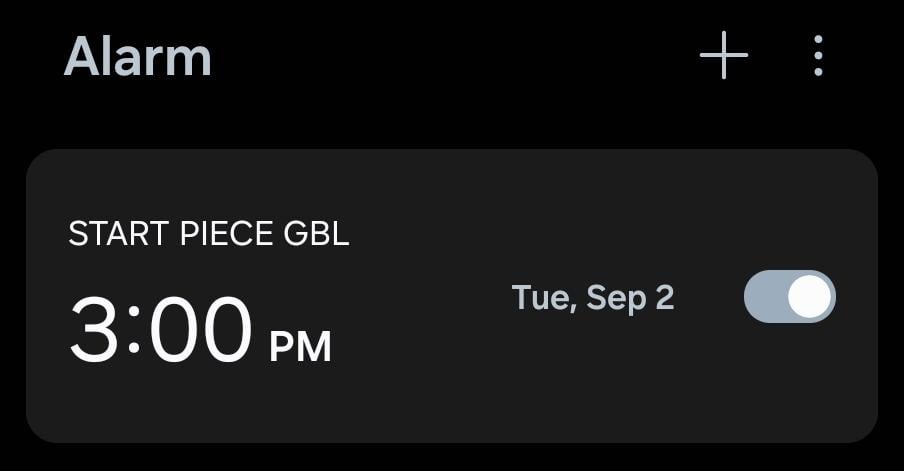Don't forget! (gbl reward)