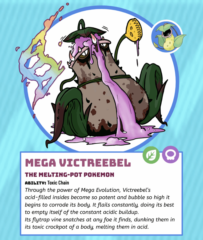My own rendition of the newly revealed Mega, with my own limited art skills