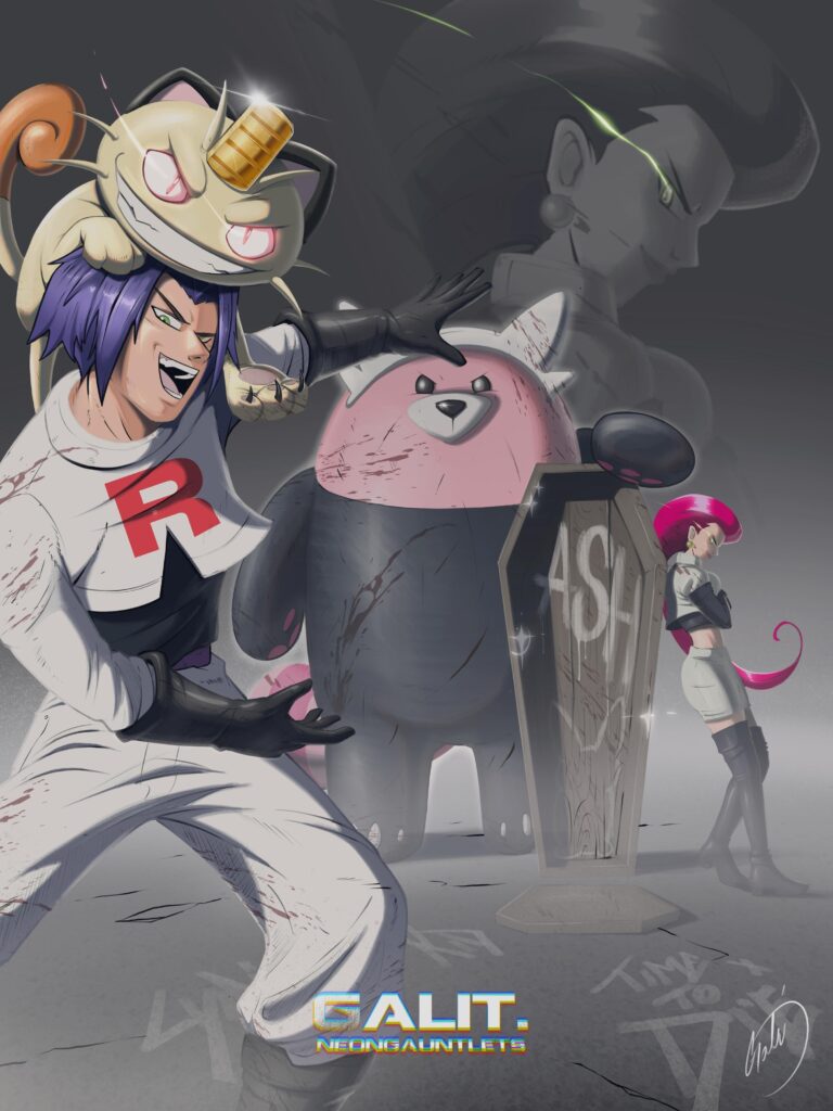 (OC) Pokémon fanart drawing. "We picked it out just for you twerp!" Team Rocket