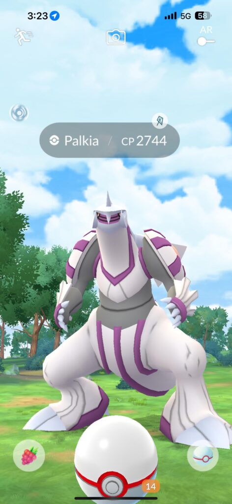 Completed Omanyte raid…