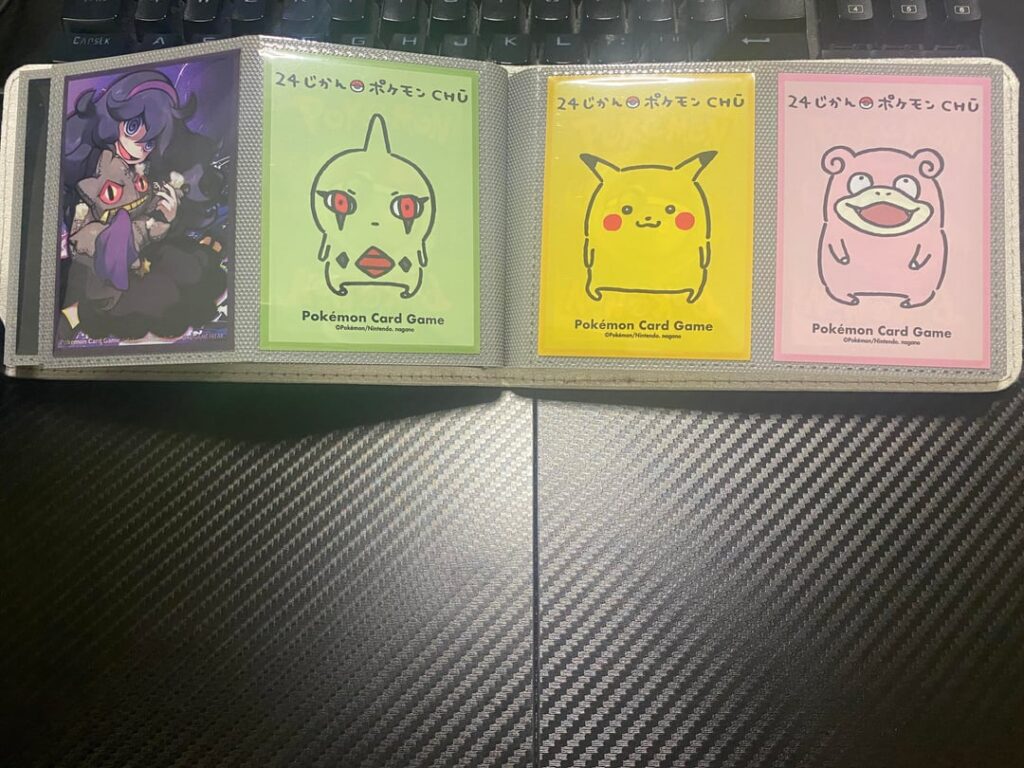 When the Official Pokémon Center sleeves go harder than the cards they hold 👀