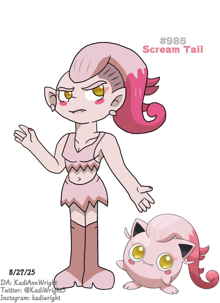Humanized Scream Tail (Art by me)