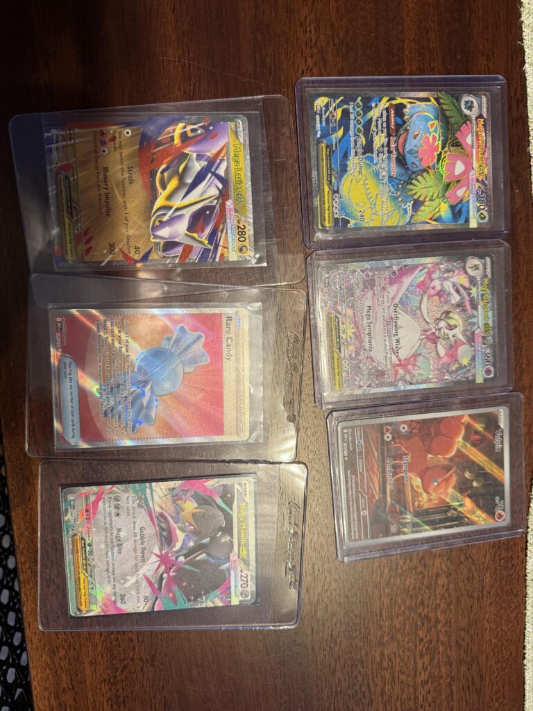 Pulls from 8 packs of Evolution