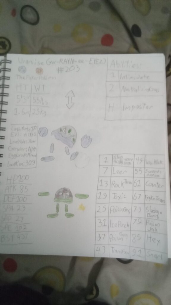 New Fakemon drawn yesterday