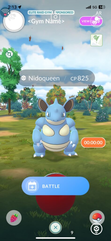 Nidoqueen got all the buttons