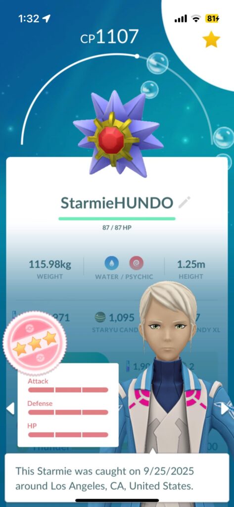 Is Starmine good to power up? I don’t know much about her.