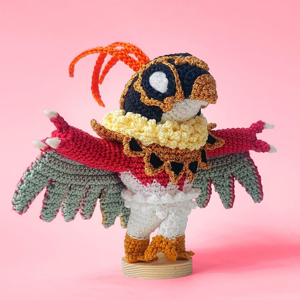 I crocheted Mega Hawlucha!