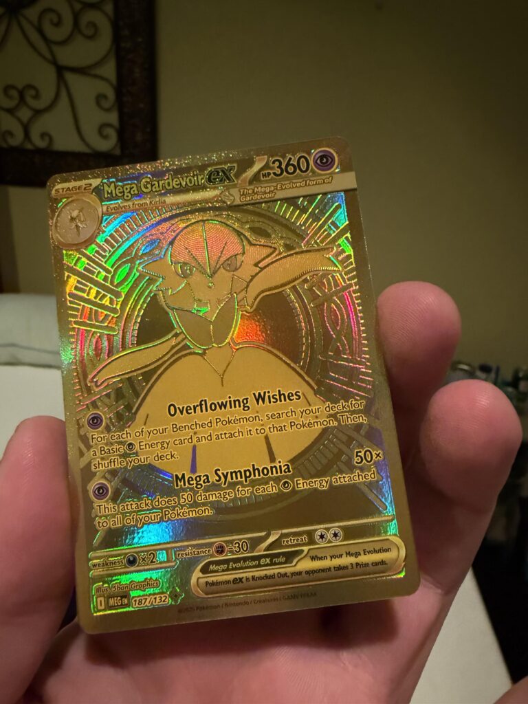The gold cards look awesome in person