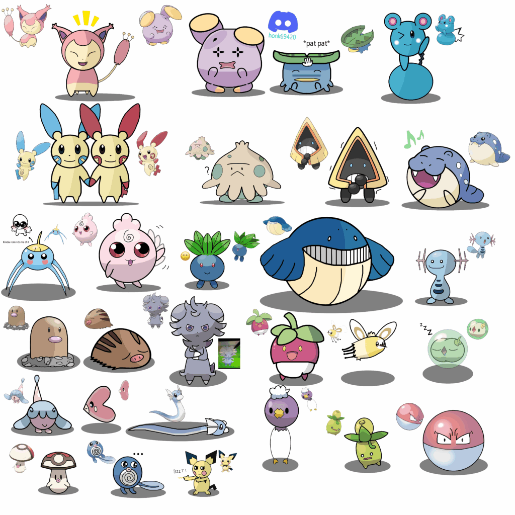 (OC) drew base form pokemon