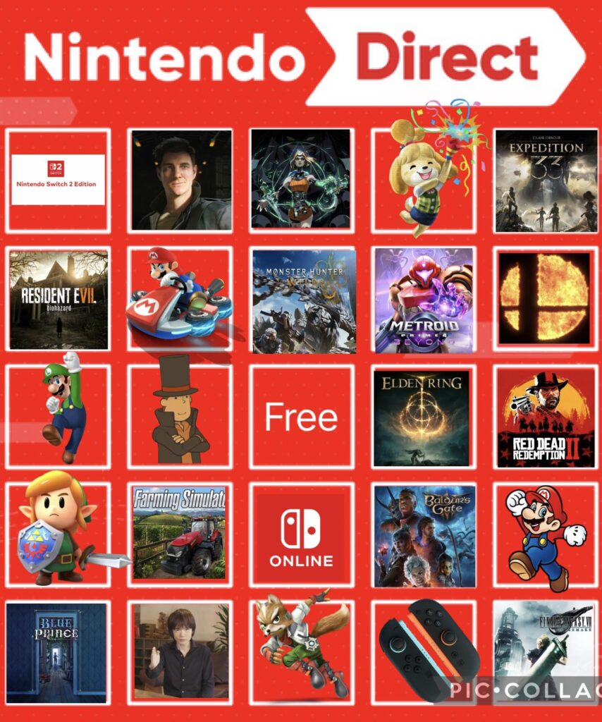 Direct Bingo Cards for Friday