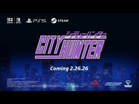 City Hunter Revival announced for Switch/Switch 2 with full multilingual localization (remaster of the 1990 PC Engine game)