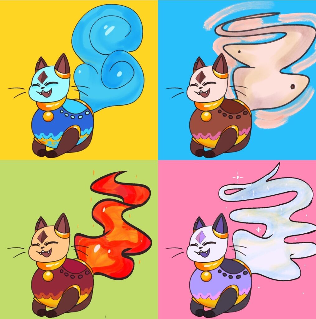 elemental kitties