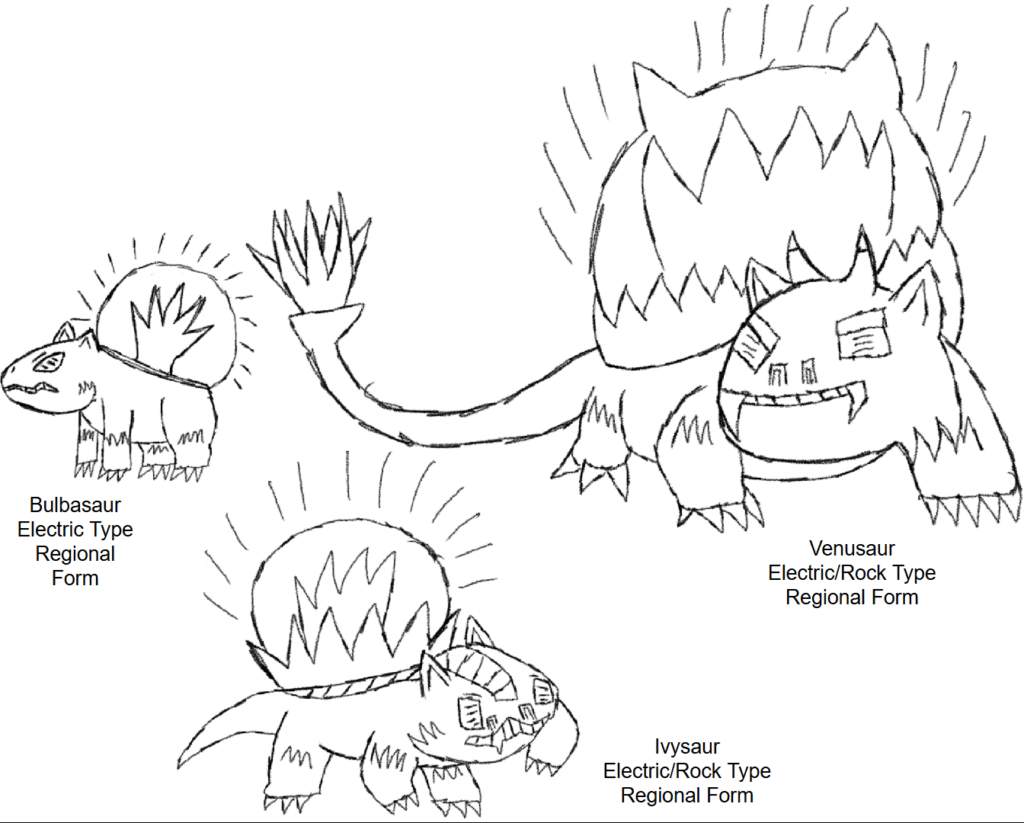 Regional Bulbasaur/Ivysaur/Venusaur