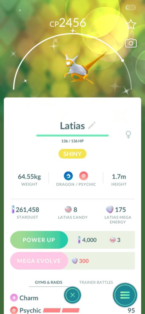 My first Latias ever