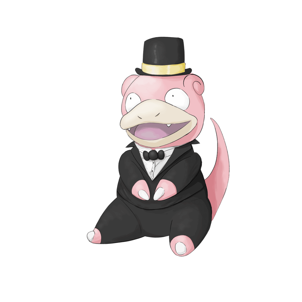 What if Slowpoke wore a Tuxedo?