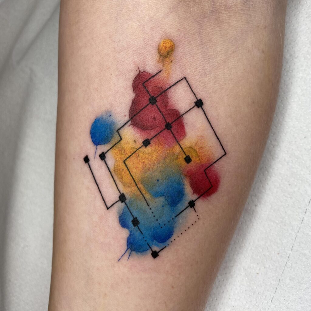 Kanto Map Tattoo