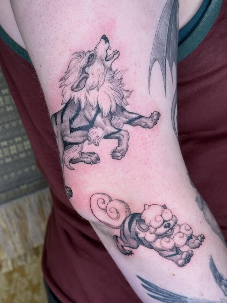 New tats I got yesterday of my faves :)