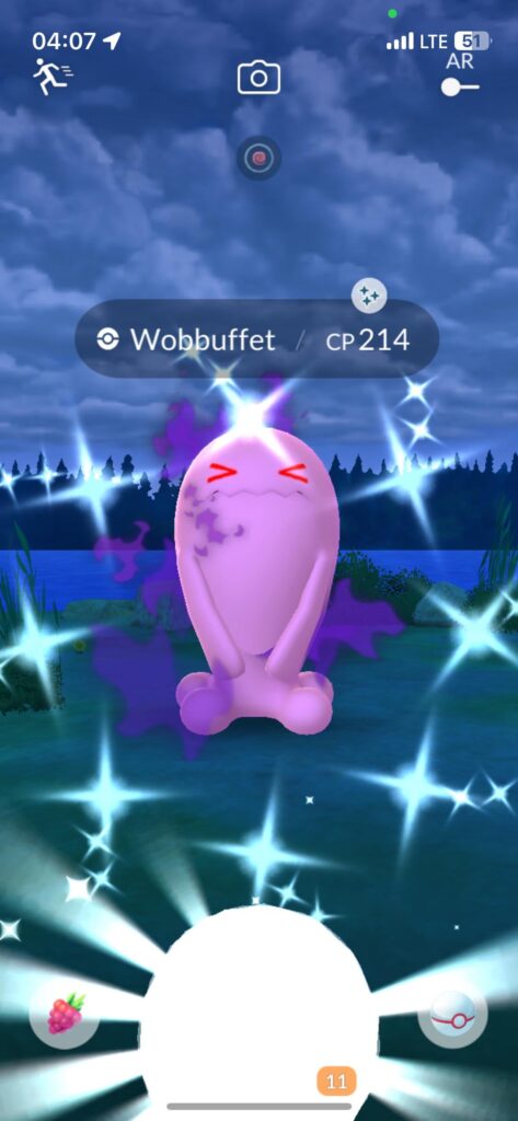 Shiny shadow Wobbuffet available