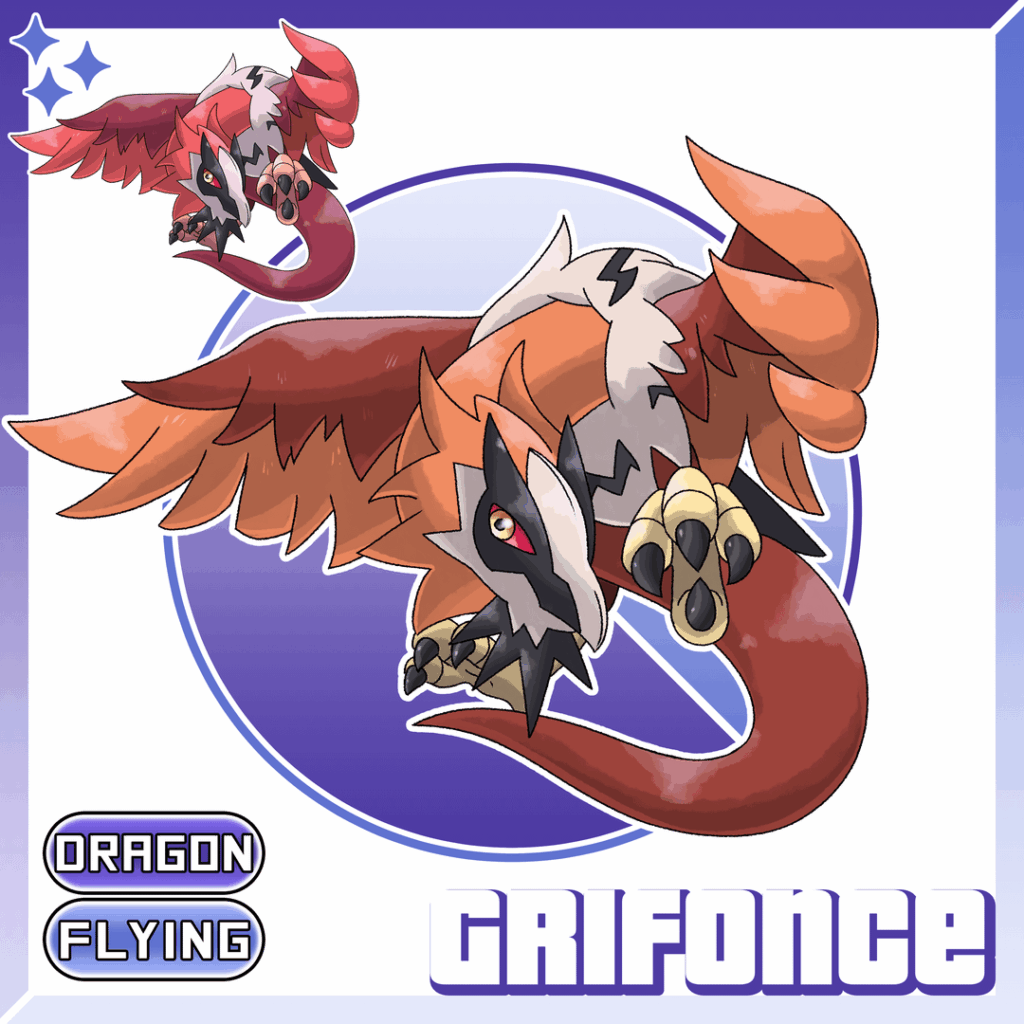 more legendary birds based off dragons, knights and princesses!