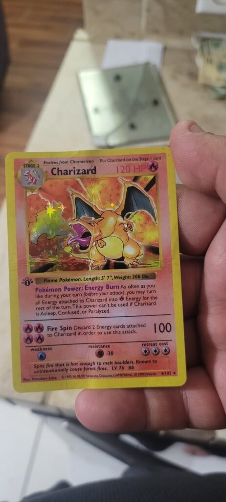 My friends kid just traded for this card....