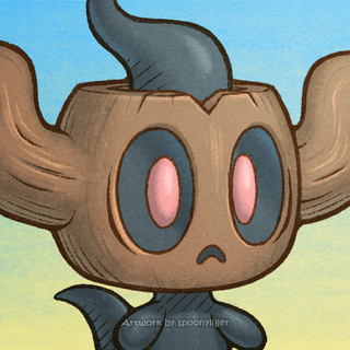 Phantump PMD Neutral pfp + Shiny Version (OC)