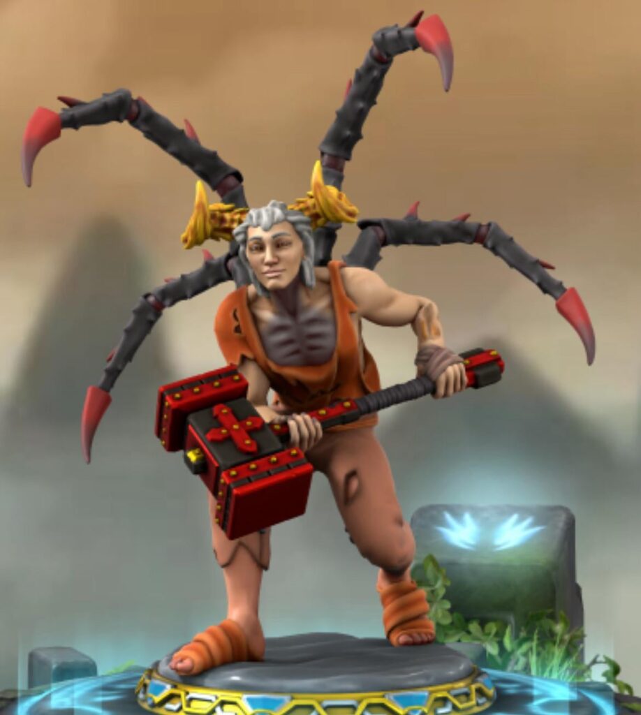 An attempt at a humanoid Giratina.